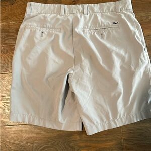 Vineyard Vines Light Gray Flat Front Shorts